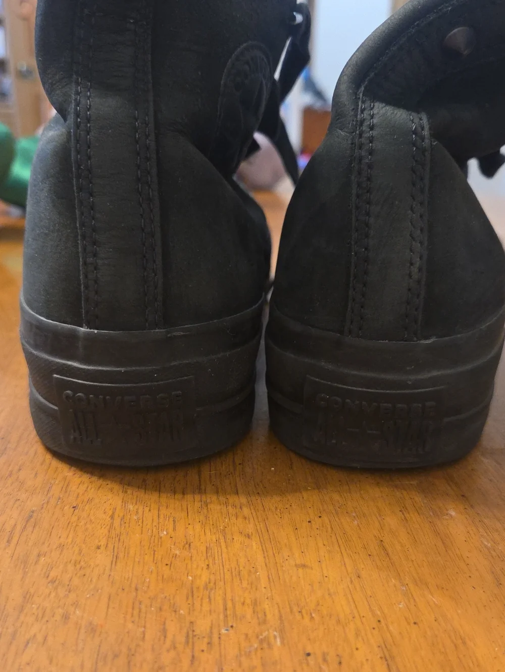 Men's Black High-Top Converse Boots